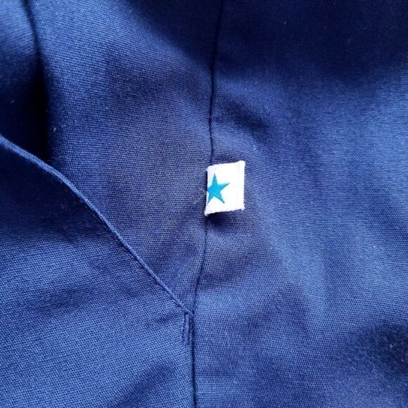 Scrubstar Women Blue Pull On Cargo Scrub Pants XS - Picture 6 of 15